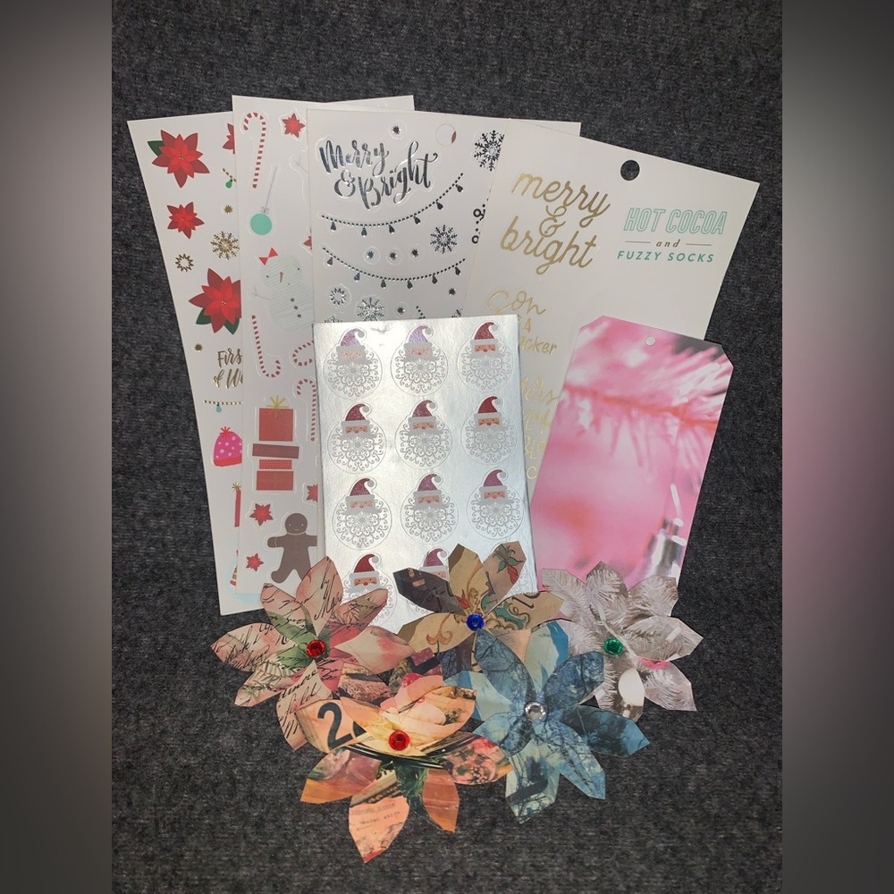 RANDOM CHRISTMAS PLANNER/JUNK JOURNAL SET